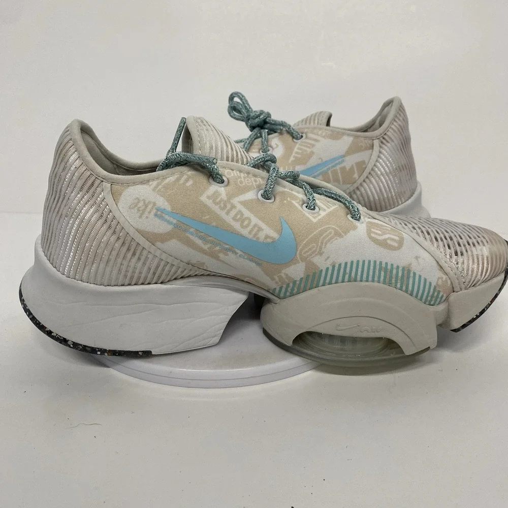 Nike Shoes Women Size 8 Air Zoom Superrep 2 White Blue Running Training 3907 - Picture 16 of 16